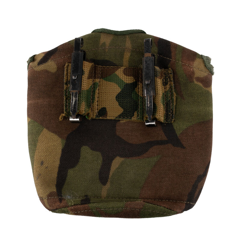 Dutch Woodland Canteen Cover w/Alice Clips | Issued, , large image number 1